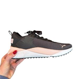 PUMA Softride Running Sneakers Women’s 10 Black Blush Cushioned Athletic Shoes